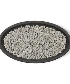 Real Flame 48.25 in. x 28.25 in. Riverside Oval Propane Gas Fire Bowl, Shale