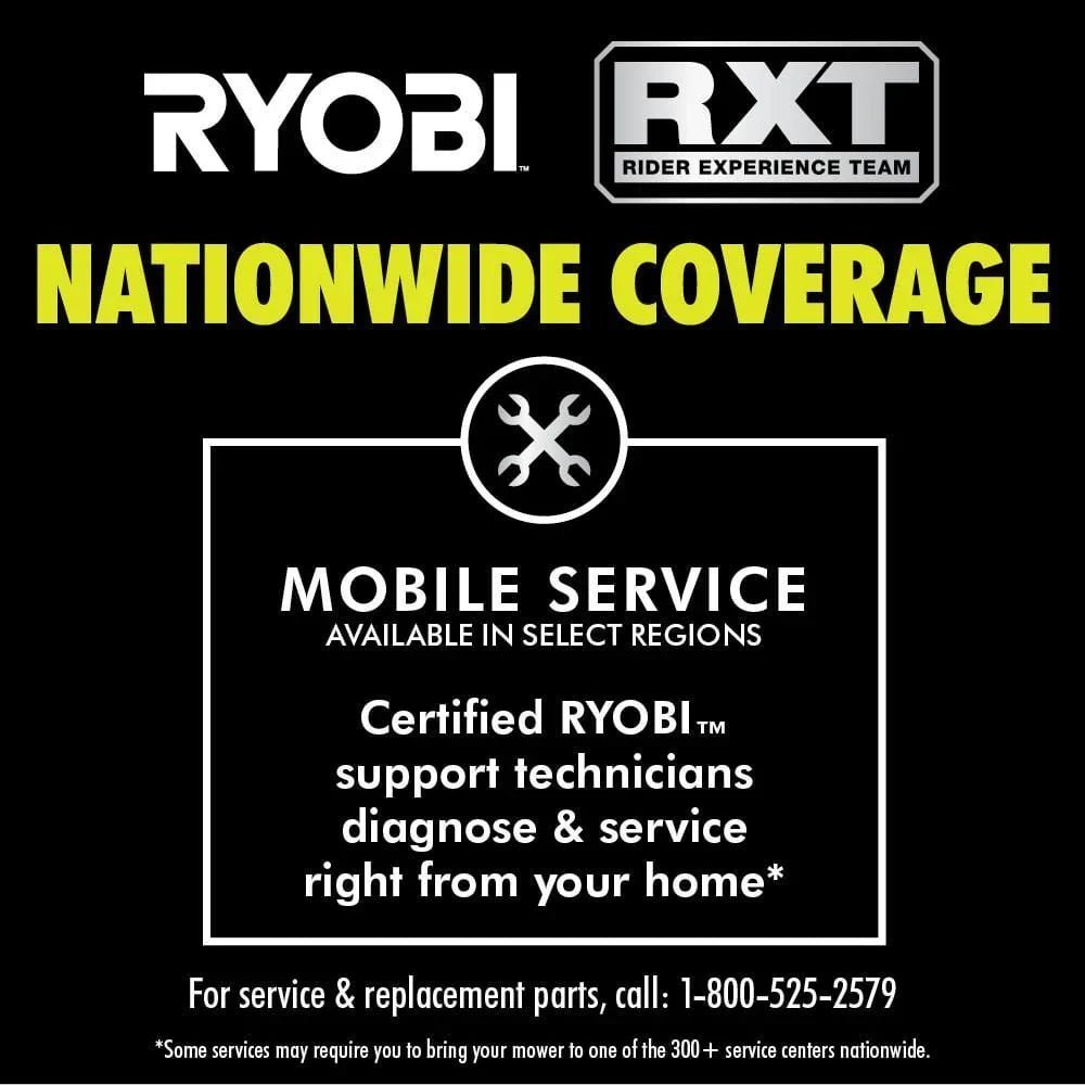 RYOBI 80V HP Brushless 42 in. Battery Electric Cordless Zero Turn Riding Mower Batteries and Charger 80V Batteries 40V - Image 4